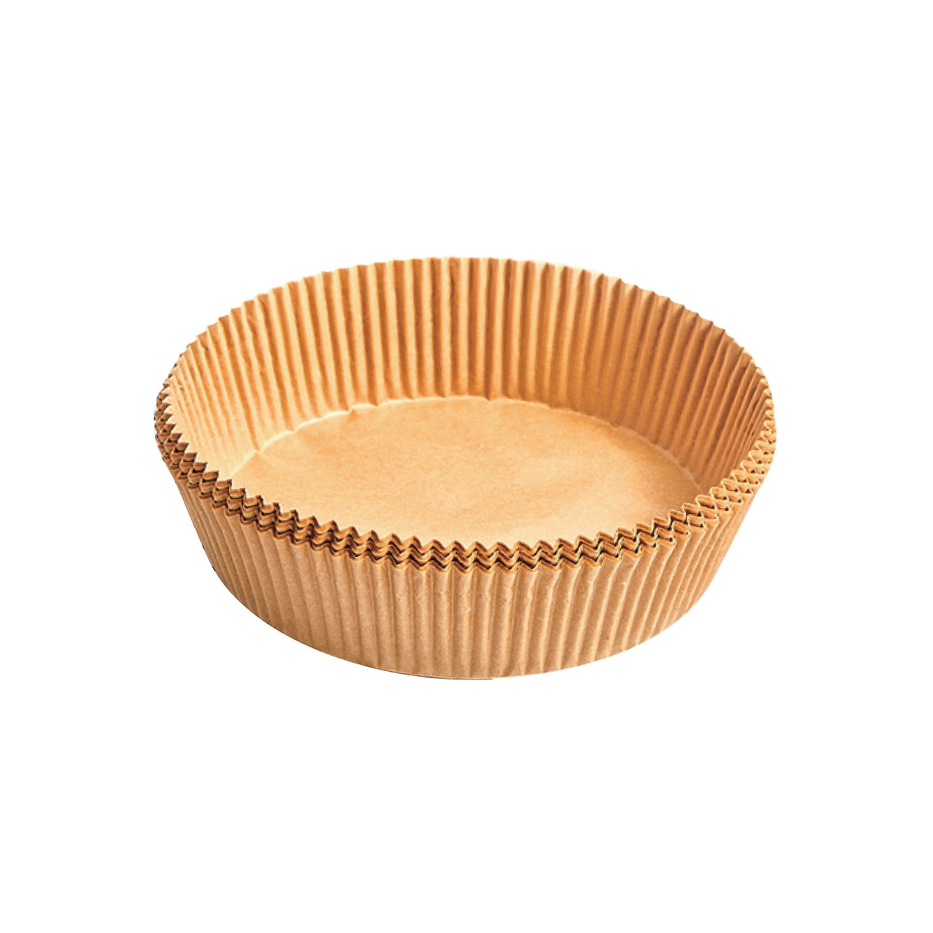 SQ Kitchen Baking Brown Paper Air Fryer Liners Pack of 50 Round Liners