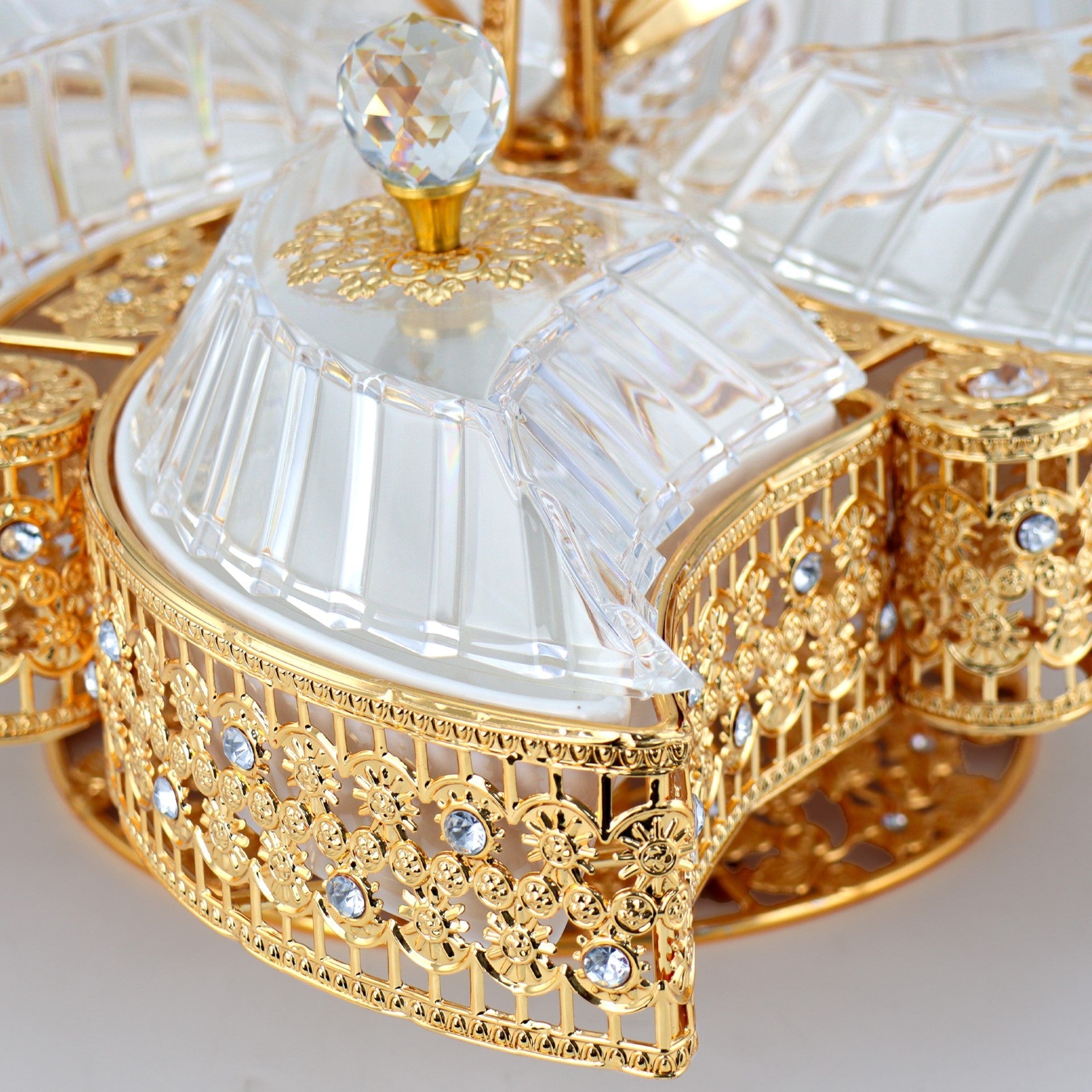 Elegant Gold Clamshell Serving Tray Durane E0483C 55 x 46 cm