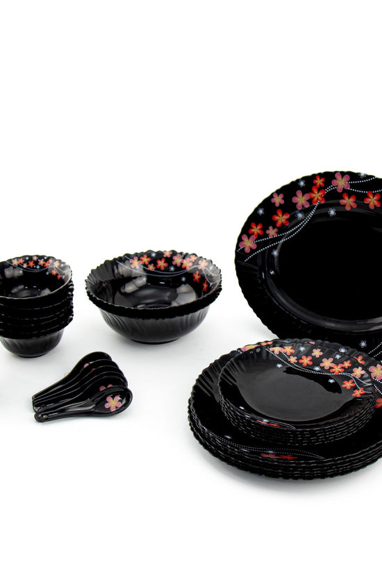 Durane Opal Glass Dinner Set 33pc Elegant Dining Collection
