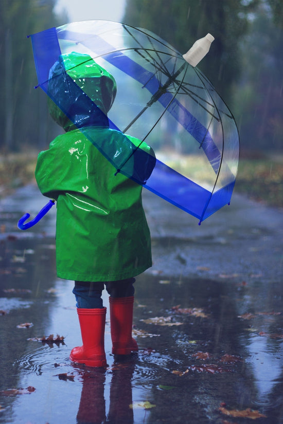 Durane Clear Kids Umbrella with Cover Fun Functional Protection for Little Ones