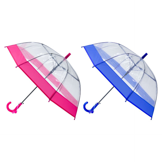 Durable Clear Kids Umbrella in Assorted Colors 485 cm