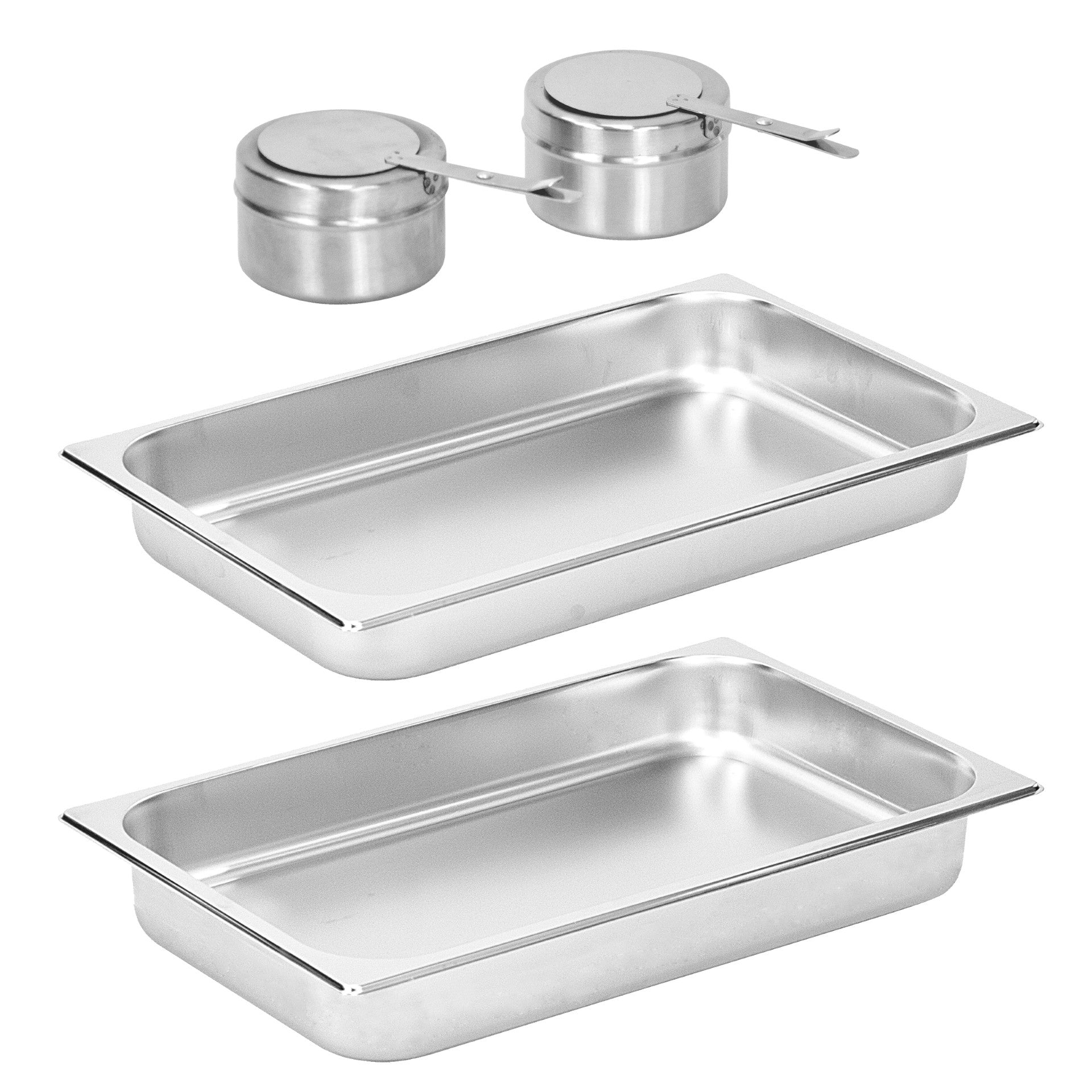 SQ Professional Banquet Chafing Dish Roll Top Oblong Gold 9L