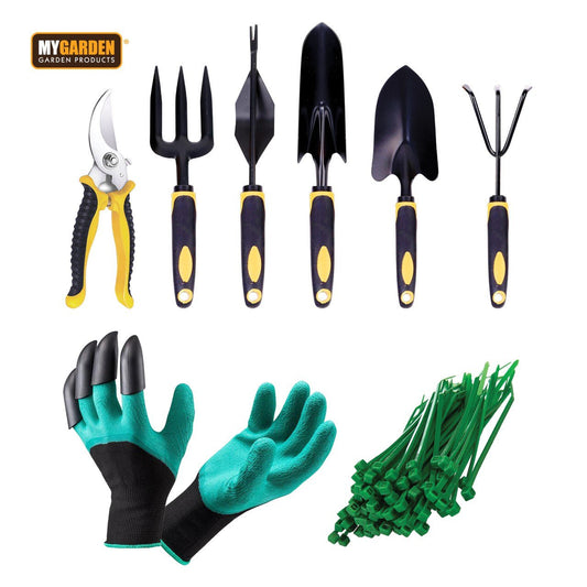 Complete Garden Claw Gloves and Tool Set for Efficient Gardening