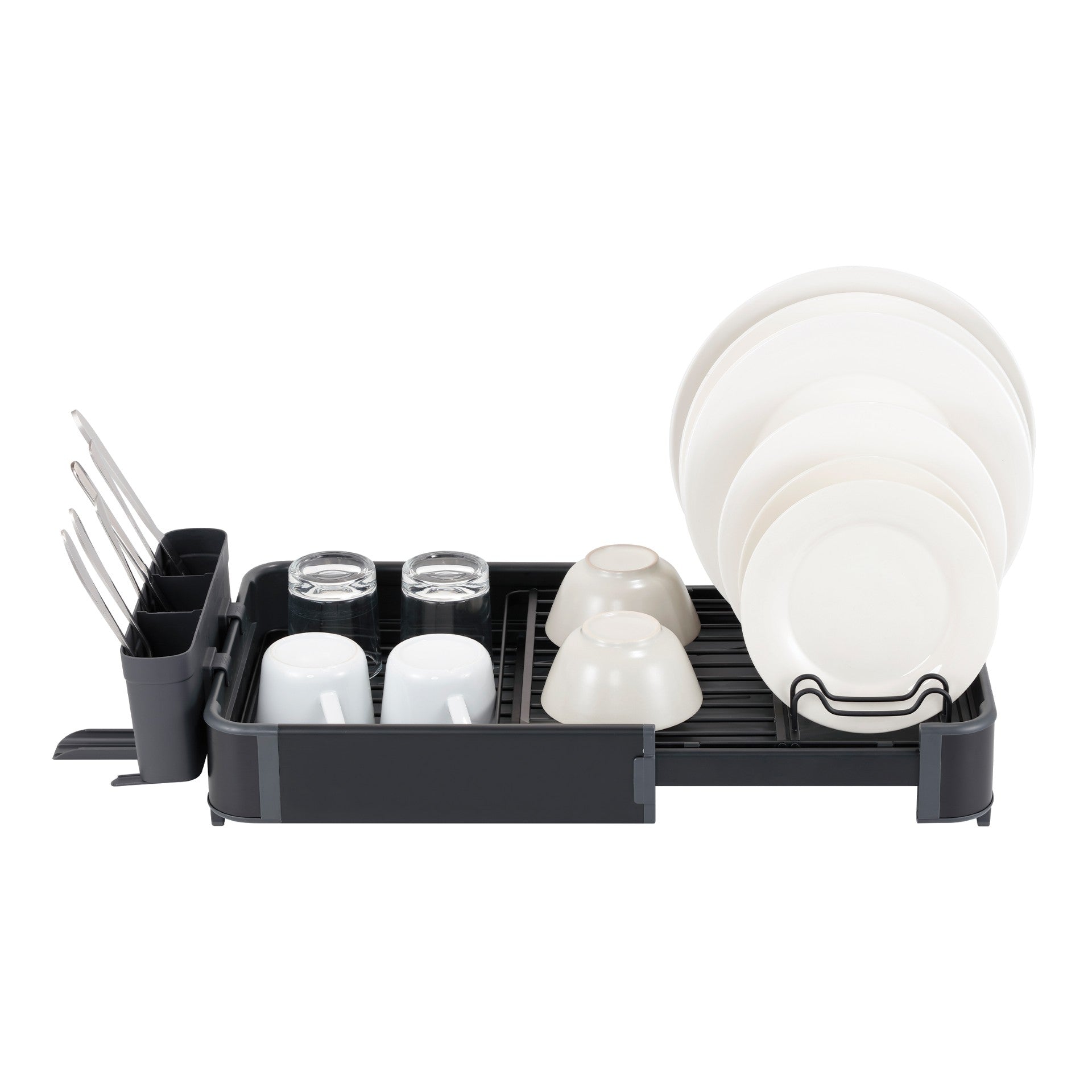 SQ Professional Durane Aluminium Expandable Dish Drainer Efficient Kitchen Organizer