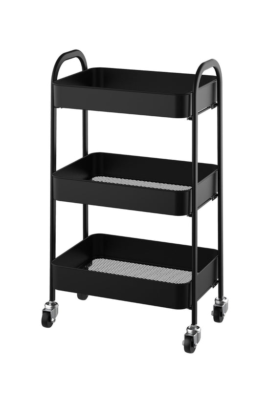 SQ Professional Durane Kitchen Trolley Storage Rack 3 Tier Organizer