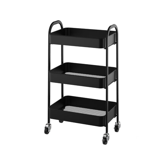SQ Professional Durane Kitchen Trolley Storage Rack 3 Tier Organizer