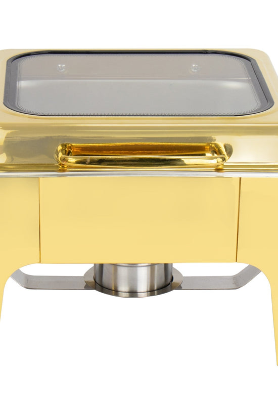Elegant Gold Square Chafing Dish 6L Capacity