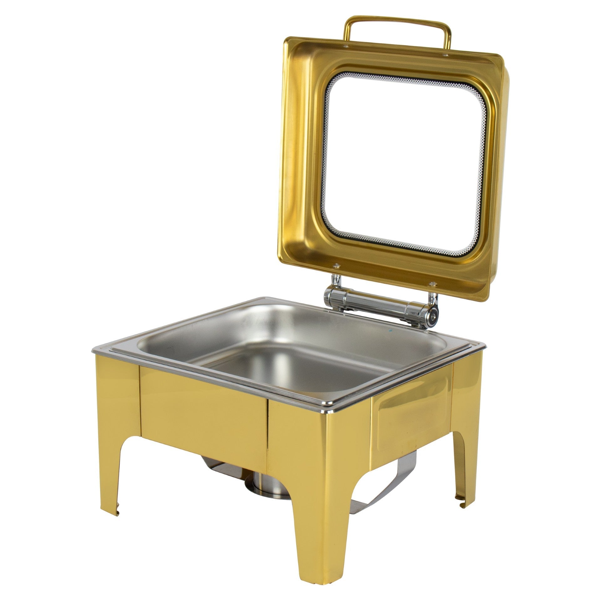Elegant Gold Square Chafing Dish 6L Capacity
