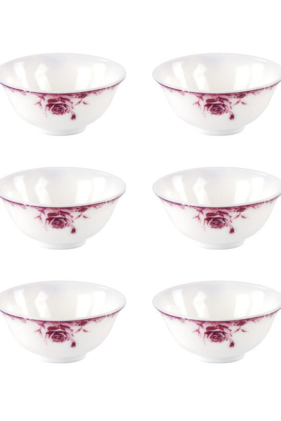 Elisa Opal Glass Serving Dish Snack Bowl Set of 6 10x4cm