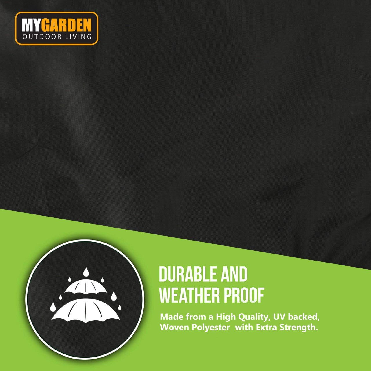 Durable Garden Woven Table Cover 126x126x74cm