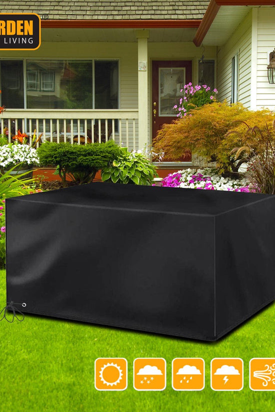 Durable Garden Woven Table Cover 213 x 132 x 74cm