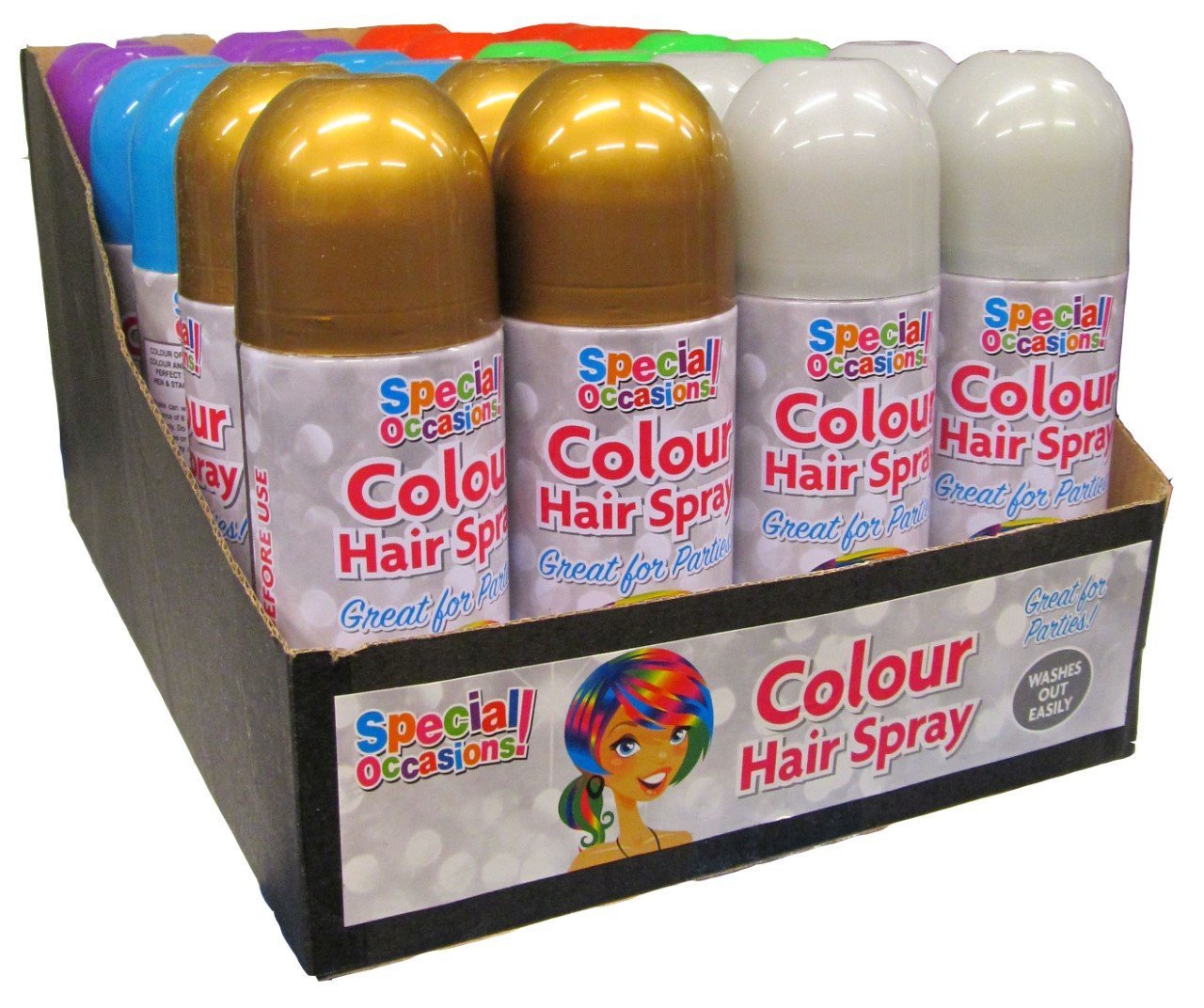 Rapide Washable Colour Hair Spray Vibrant Temporary Hair Color