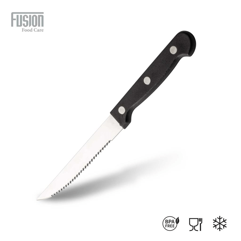 Premium Stainless Steel Serrated Steak Knives Set of 6