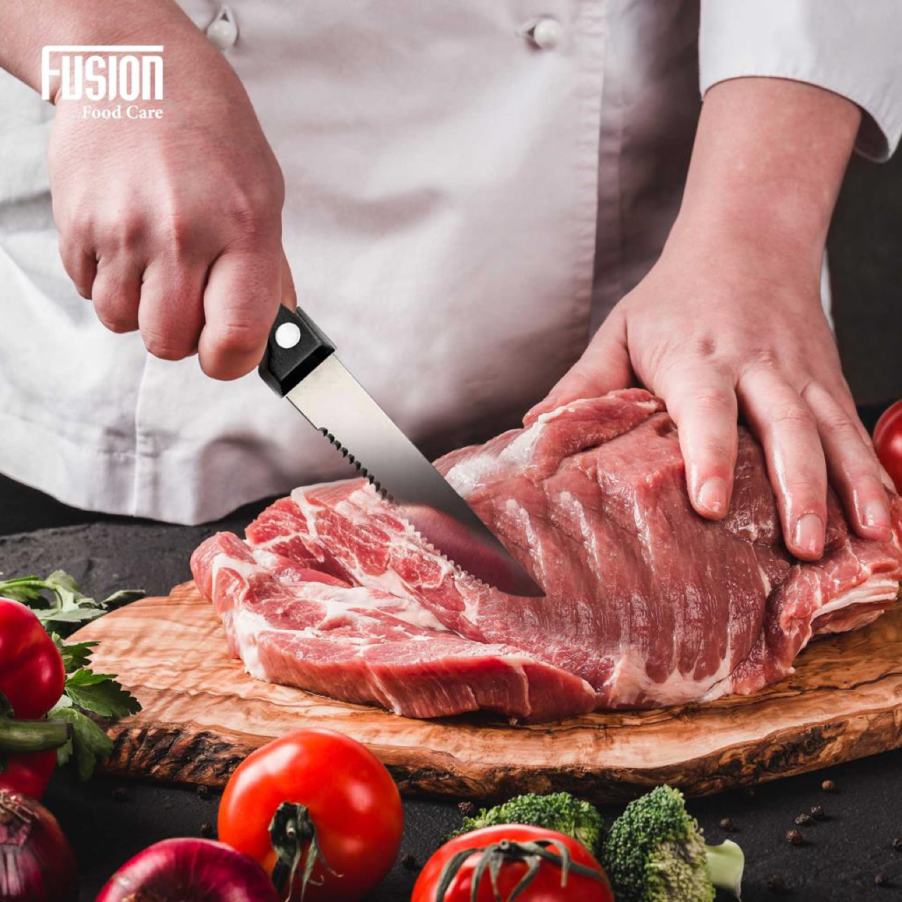 Premium Stainless Steel Serrated Steak Knives Set of 6