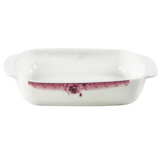 Premium Opal Glass Serving Dish Snack Bowl Elisa 20x20x4cm