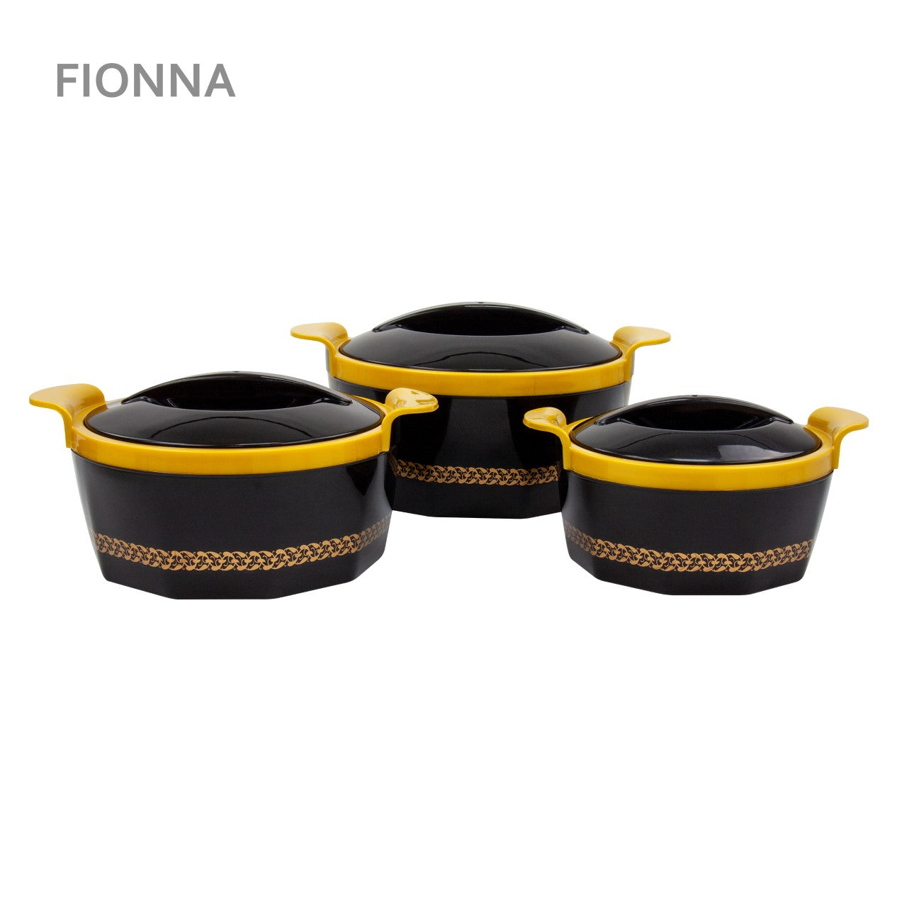 SQ Professional Fionna Hot Pot Set of 3 Black