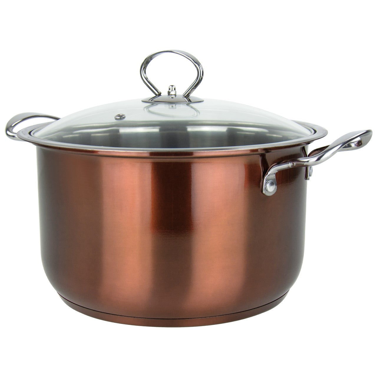 Premium Gems Stainless Steel Stockpot Set 3pc Axinite Collection