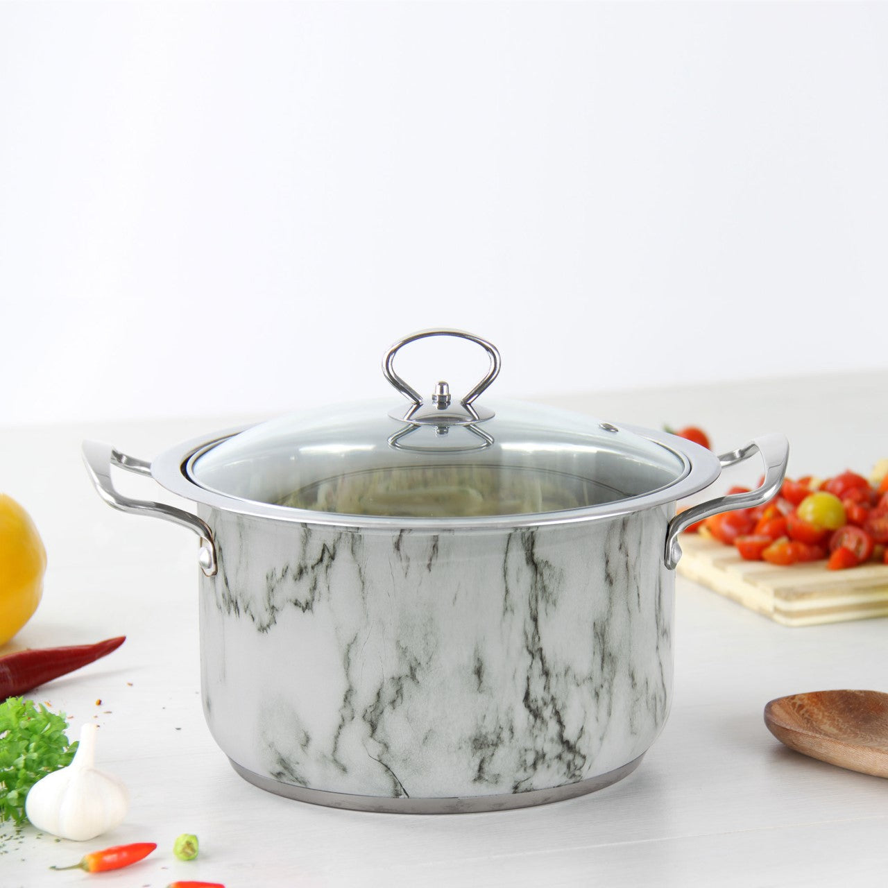 SQ Professional Gems Stainless Steel Stockpot Set 3pc Set
