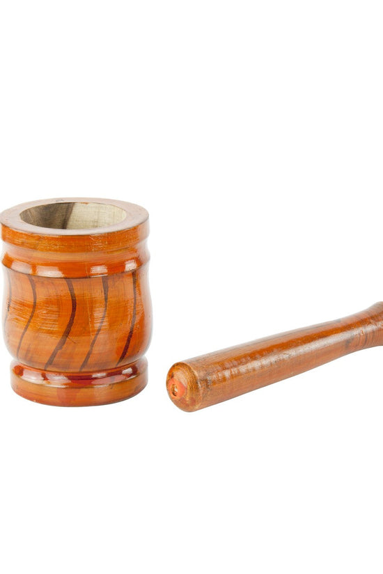 Durane Wooden Mortar Pestle Set Small Size 10x13cm