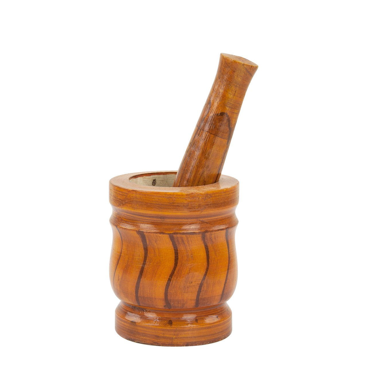 Durane Wooden Mortar and Pestle Set Handcrafted Kitchen Tool