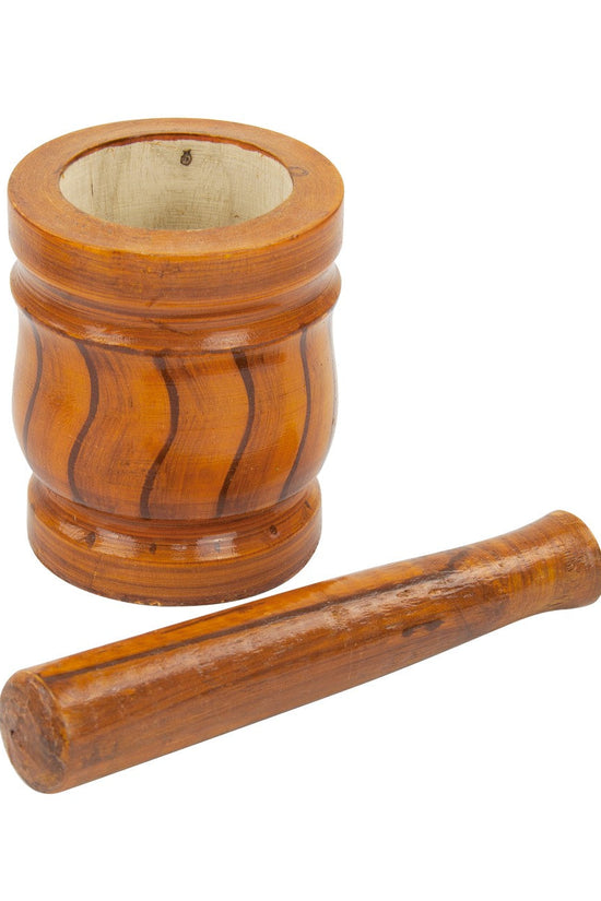 Durane Wooden Mortar and Pestle Set Handcrafted Kitchen Tool