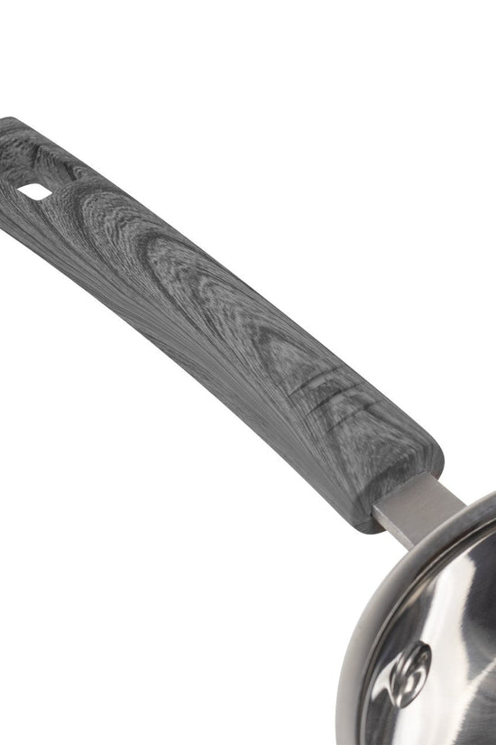 SQ Professional Lustro Touch Stainless Steel Cookware Set of 6 Black