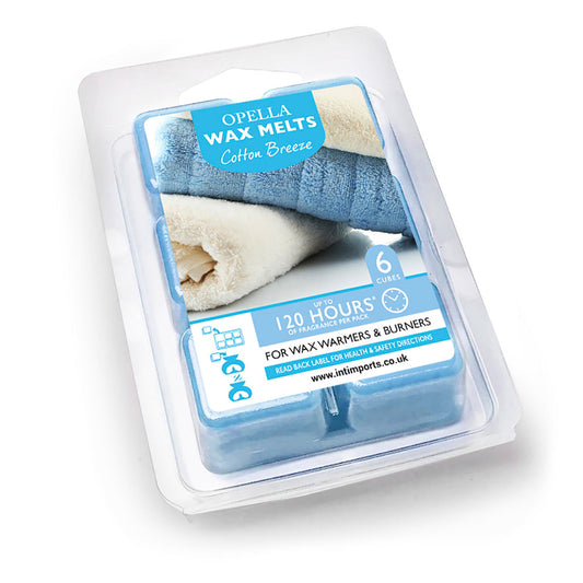 Opella Wax Melts Scented Cotton Breeze 6 Cubes