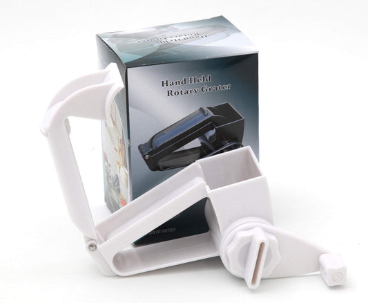 Efficient HandHeld Rotary Grater for Cheese and Vegetables