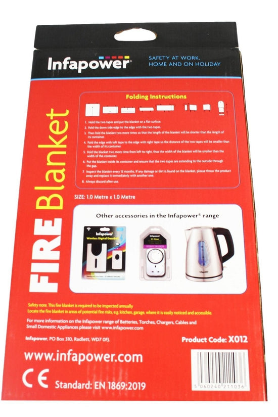 Premium Fire Blanket Tested Certified and Durable 100 Glass Fibre Material