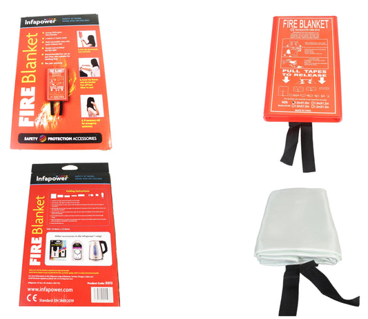 Premium Fire Blanket Tested Certified and Durable 100 Glass Fibre Material
