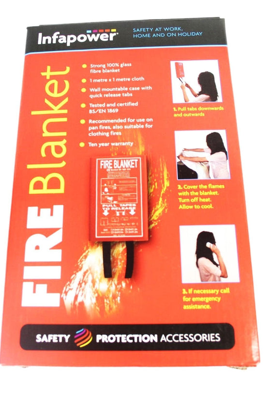 Premium Fire Blanket Tested Certified and Durable 100 Glass Fibre Material