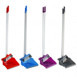 Economic Small Dustpan and Brush Set Assorted Colors